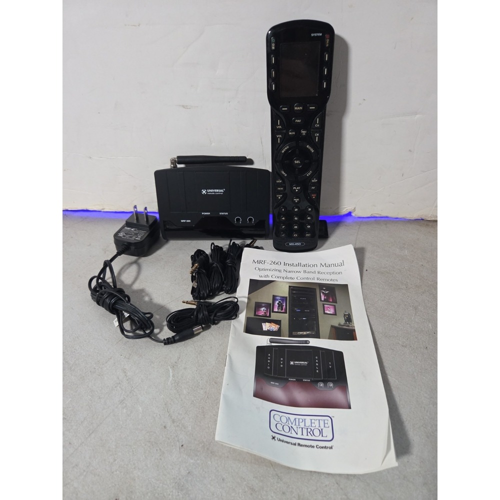 Universal Remote Control MX-450 Programmable Remote Control W/ MRF-260 Box NOTES